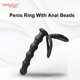 Itspleazure's Penis Ring With Anal Beads